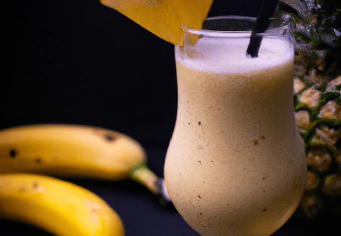 ananas bananen smoothie