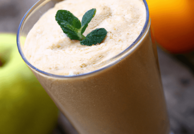 apfel birne smoothie