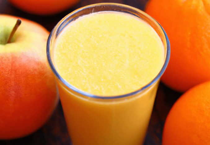 bananen orange smoothie