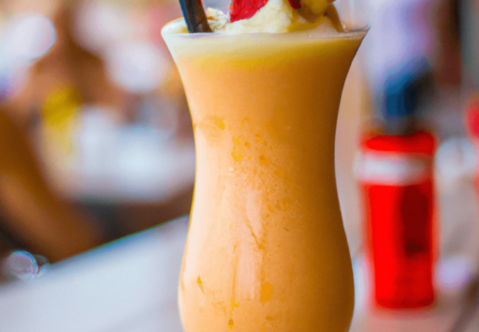 erdbeer mango smoothie