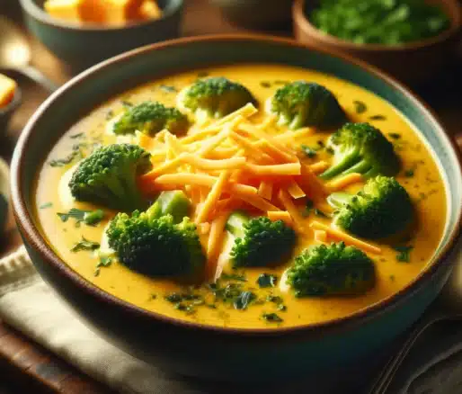 brokkoli cheddar suppe