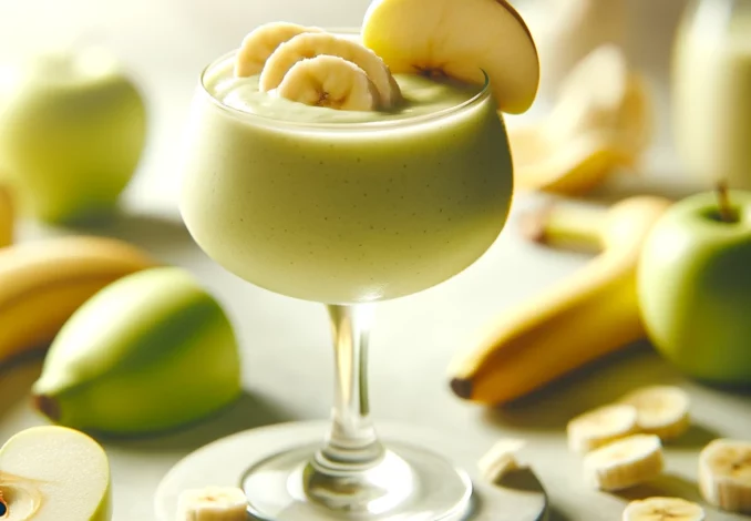 bananen apfel smoothie