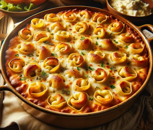 tortellini frischkaese auflauf