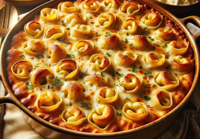 tortellini frischkaese auflauf