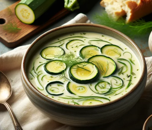 zucchini fenchel suppe