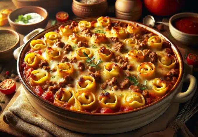 tortellini auflauf mit hackfleisch