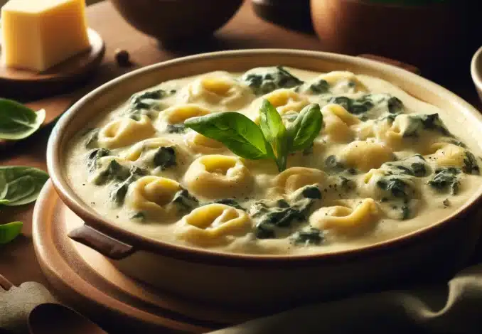 tortellini mit spinat auflauf